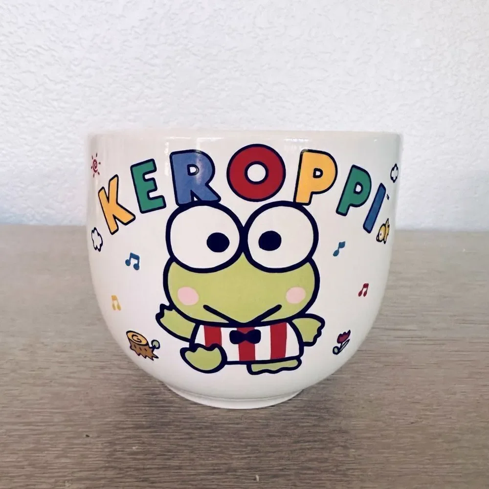 Sanrio Keroppi Ramen Noodle Ceramic Dinner Bowl Cup